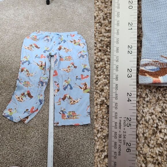 Nick & Nora Cowboy Western Pajamas Y2k Size Medium - Picture 14 of 17